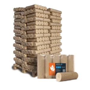 Heizfuxx Holzbriketts Nestro XL Blue 10kg x 96 Gebinde 960kg Palette